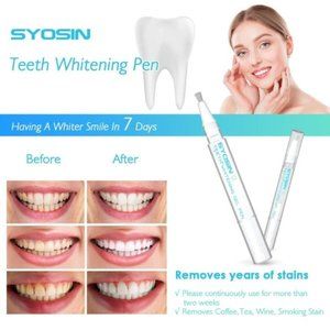SYOSIN Teeth Whitening Pen 2PCS, 20+ Use